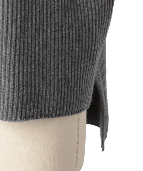 Drawer（ドゥロワー）の「Drawer 9G畦編みタートルネックニット
