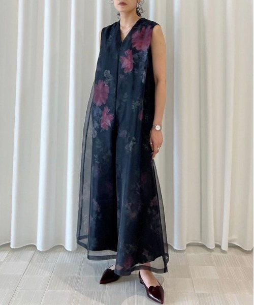 Ameri（アメリ）の「BILLIE OVERLAP ROMPERS（パンツドレス）」 - WEAR