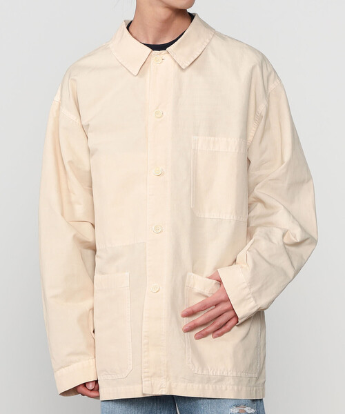 VETRA（ベトラ）の「VETRA | コットンリネン ワイドカバーオール MEN