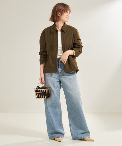 セール】《追加》R'IAM スウェードブルゾン（その他アウター）｜Plage