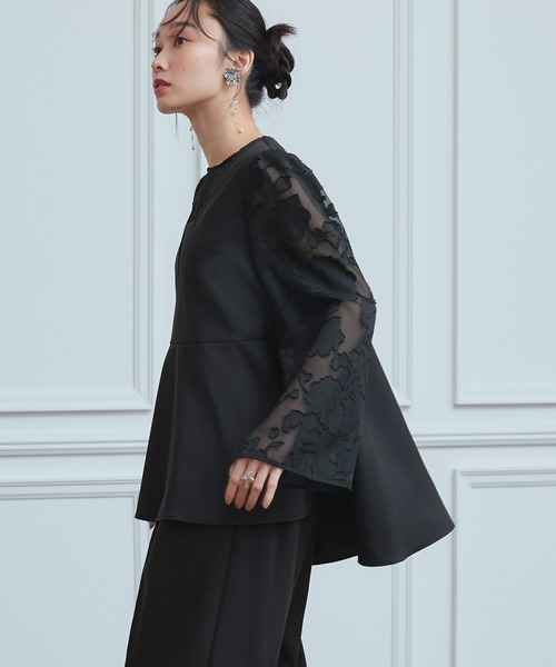 オケージョンドレス 結婚式 ストレッチ 洗える ｜ 華やぎ セットアップ