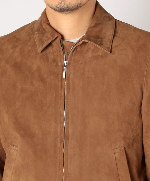SHIPS（シップス）の「SC: ゴート/スエード ジップ ブルゾン（ブルゾン