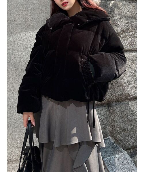 セール】リボンデザインダウンジャケット（ダウンジャケット/コート