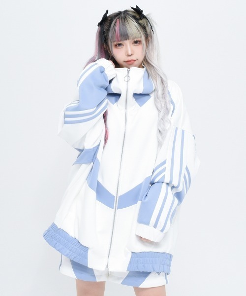 REFLEM（レフレム）の「『REFLEM/レフレム』BIG切替ジャージパーカー