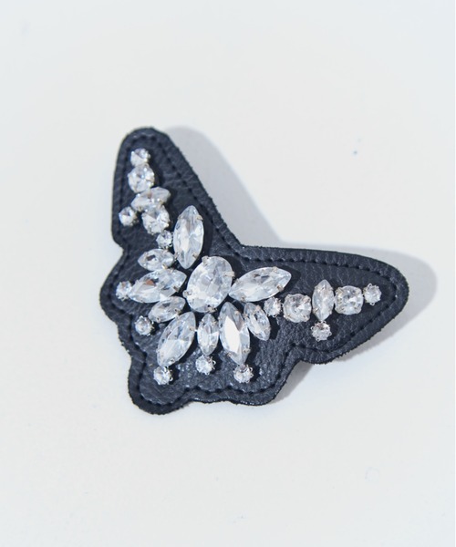 tanakadaisuke/タナカダイスケ】bijou mini tiara barrette left
