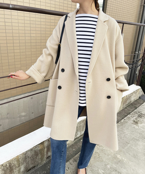 Spick & Span（スピックアンドスパン）の「W/Nyダブルブレストリバー