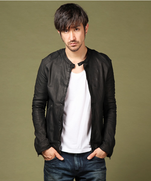 sisii（シシ）の「Sisii / シングルレザーライダース（ライダース