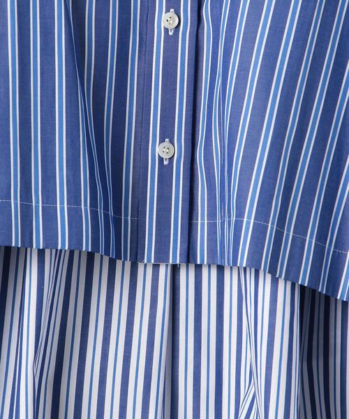 Sacai（サカイ）の「＜sacai（サカイ）＞ストライプ バックフレア