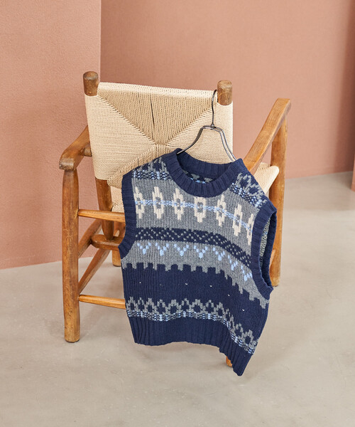 セール】限定展開 ノルディックニットベスト（ベスト）｜FREAK'S STORE
