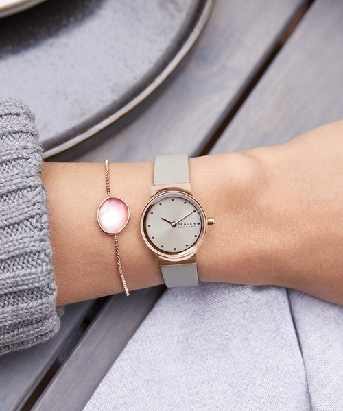 スカーゲン 腕時計 レディース アナログ レザー SKW3005（アナログ