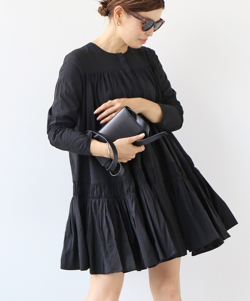 追加【MARILYN MOON/マリリンムーン】ティアードドレス（ワンピース