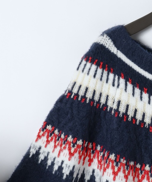 セール】【eL】3G Fair Isle Pullover/588096（ニット/セーター）｜eL