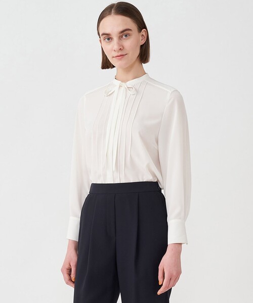 クリアデシン ボウタイブラウス（シャツ/ブラウス）｜TOMORROWLAND