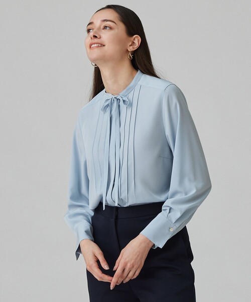 クリアデシン ボウタイブラウス（シャツ/ブラウス）｜TOMORROWLAND