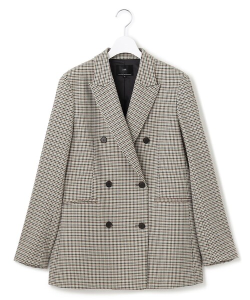 23区（ニジュウサンク）の「ガンクラブチェックストレッチ ジャケット