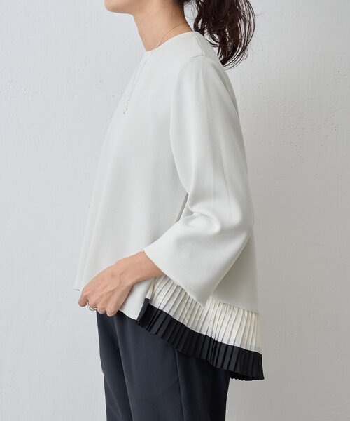 BEARDSLEY（ビアズリー）の「スソプリーツプルオーバー（Tシャツ