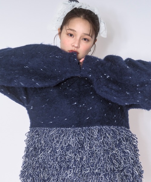 セール】loop knit polo / ループニットポロ（ニット/セーター）｜loin