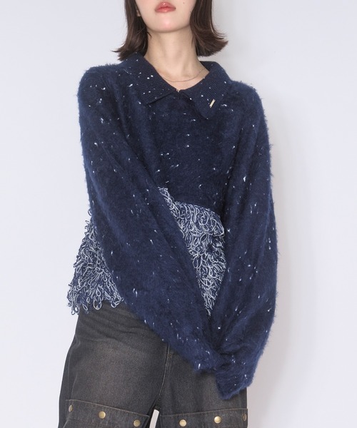 セール】loop knit polo / ループニットポロ（ニット/セーター）｜loin