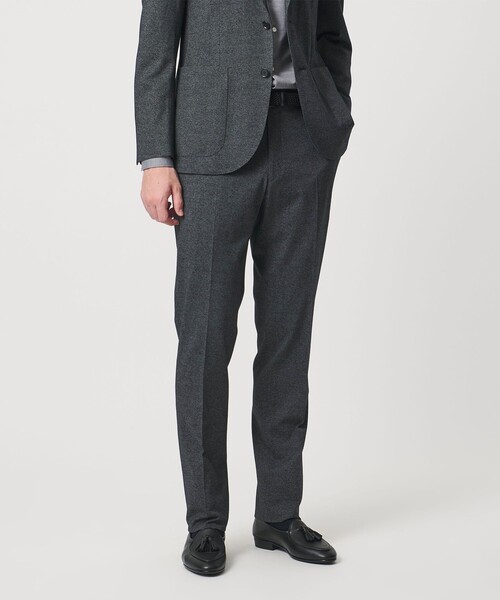 ツイル ノープリーツ スラックス COMFORT EASY-MODEL ストレッチ