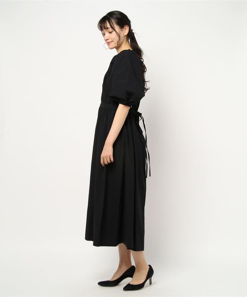 CLANE（クラネ）の「BACK SCHOEN GATHER ONE PIECE（ワンピース）」 - WEAR