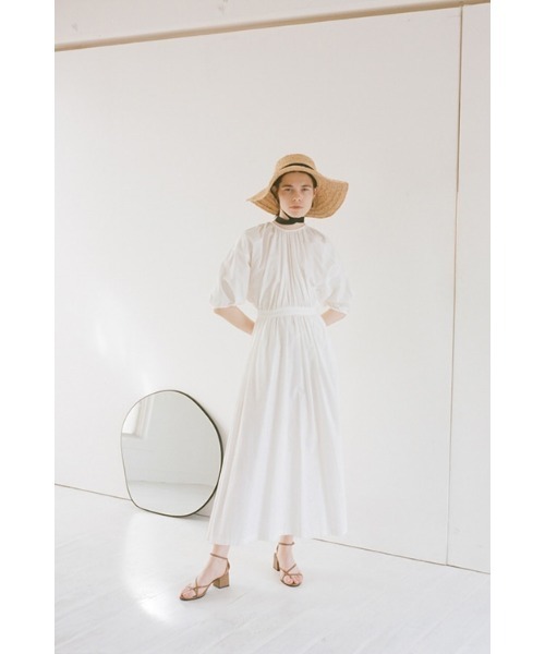 CLANE（クラネ）の「BACK SCHOEN GATHER ONE PIECE（ワンピース）」 - WEAR