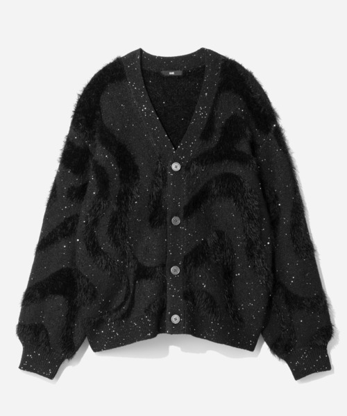 HARE（ハレ）の「イソザイラインスパンコールカーディガン(HARE