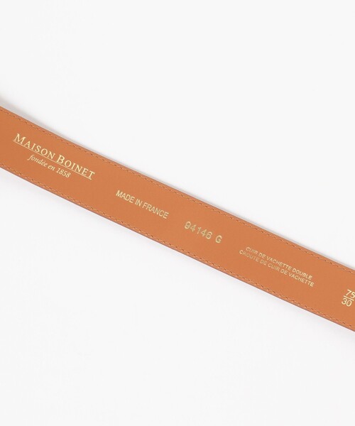 超美品】メゾンボワネ MAISON BOINET 90989G レッドブラウン