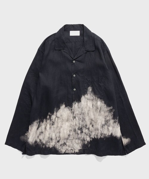 markaware（マーカウェア）の「HEMP SHIRTING OPEN COLLAR SHIRT L/S