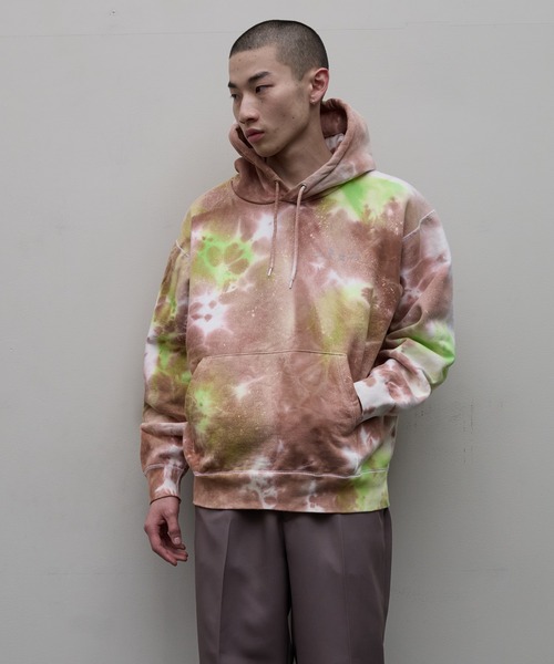 BAL（バル）の「【BAL（バル）/2024秋冬】LOGO TIE DYE HOODIE by
