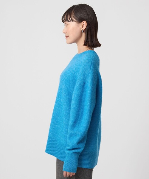 セール】アルパカブレンド クルーネック プルオーバー ニット（ニット