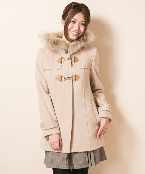 ANY SIS（エニィスィス）の「ソフトウールモッサ コート（ダッフル