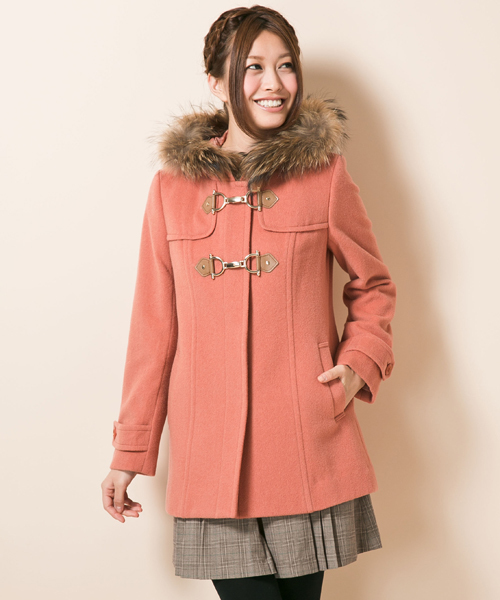 ANY SIS（エニィスィス）の「ソフトウールモッサ コート（ダッフル