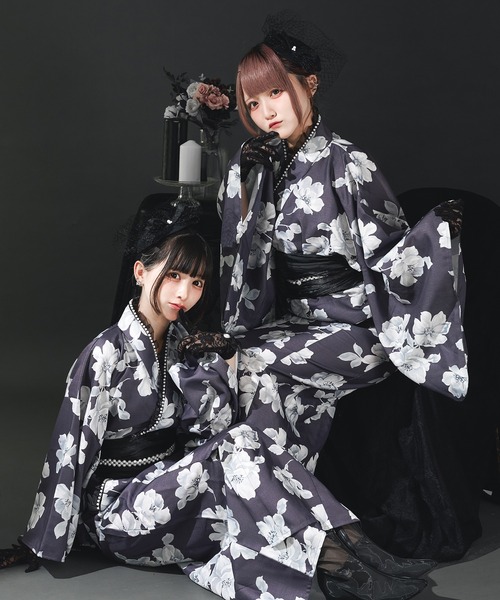 浴衣ドレス pal elfy モノトーン 浴衣ドレス pal elfy モノトーン 浴衣