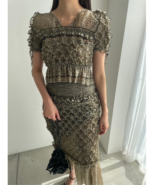 SNIDEL（スナイデル）の「ランダムシャーリングトップス（シャツ