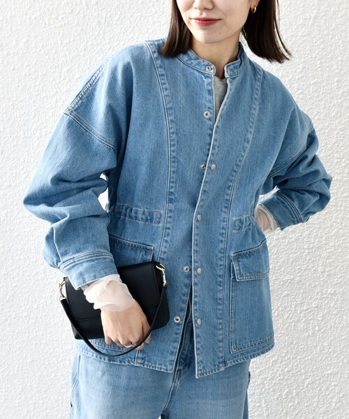 SHIPS any: デニム ワーク ジャケット［SHIPS any DENIM］（デニム