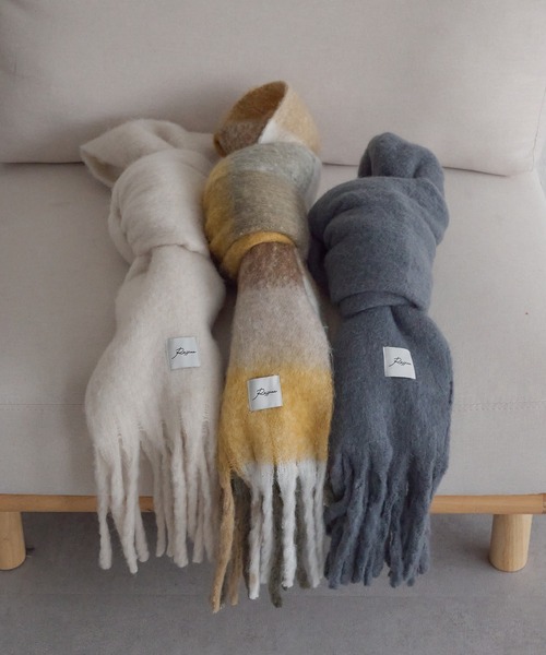 セール】ネームタグ付きマフラー（ストール/ショール）｜raffime