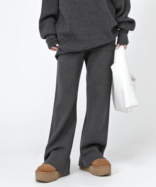 AP STUDIO（エーピーストゥディオ）の「追加スムージーニットパンツ