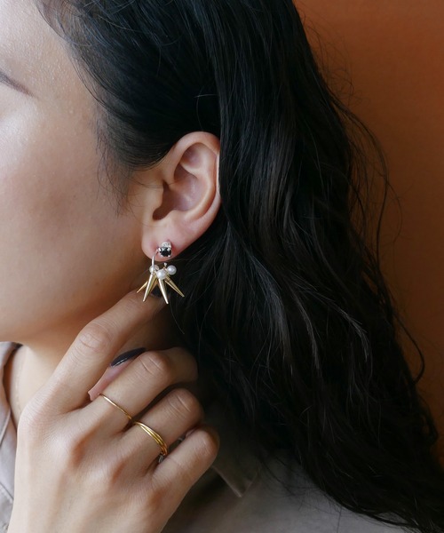 スタッズパールピアスM（ピアス（片耳用））｜e.m.（イーエム）の