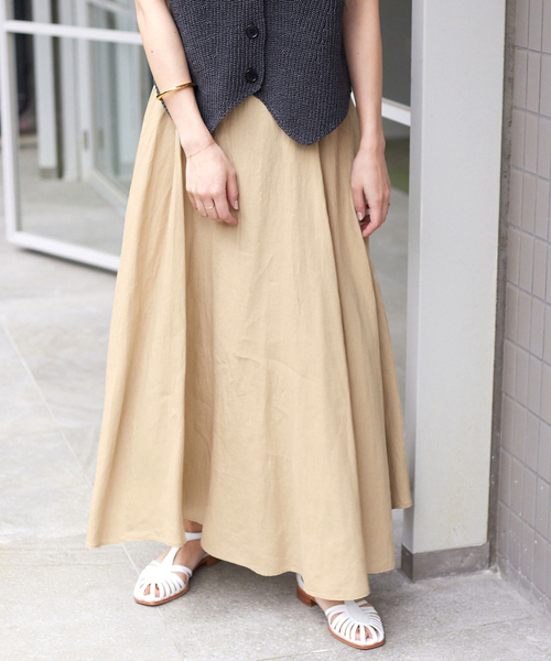 SLOBE IENA（スローブイエナ）の「European Linen ロングフレア