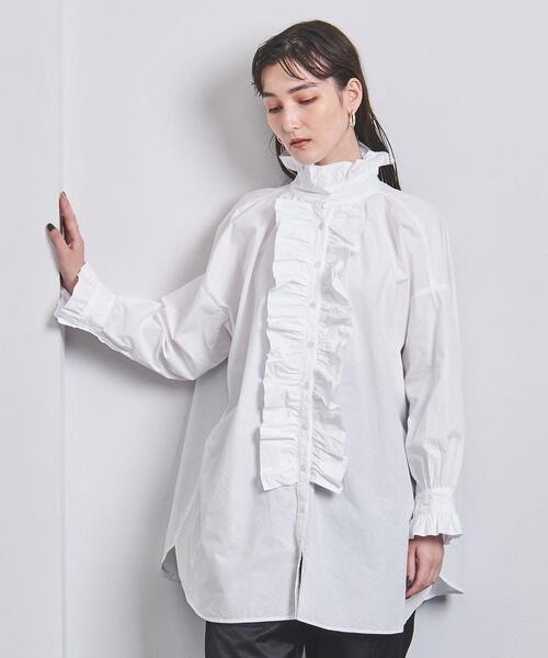 dahl'ia（ダリア）の「【別注】＜dahl'ia＞フリル ロングスリーブ