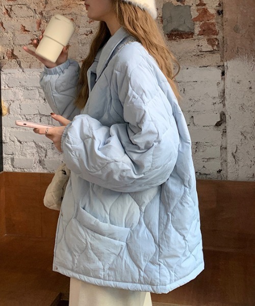 Vipoa（ヴィポア）の「裏ボアオーバーサイズキルティングジャケット