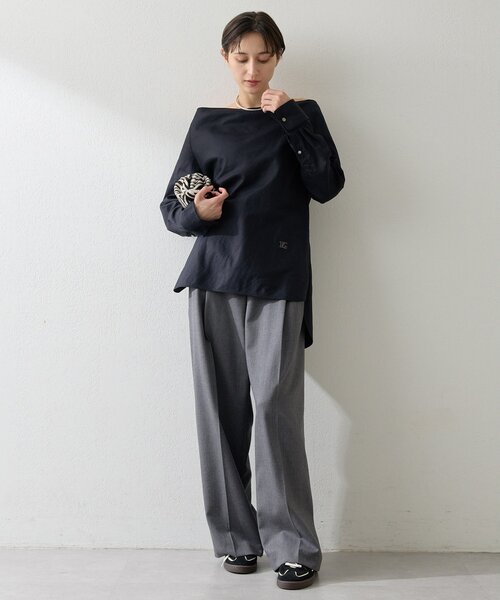 ブロードオフショルダーブラウス（シャツ/ブラウス）｜Whim Gazette