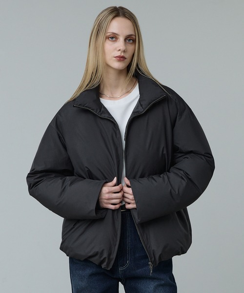 CALLNE】Double Zip padded Jacket/ダブルジップ中綿ジャケット