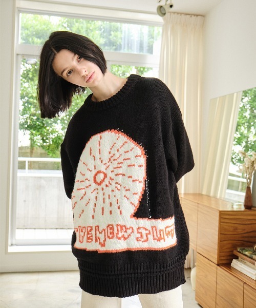 soduk（スドーク）の「the new sun big jumper（ニット/セーター