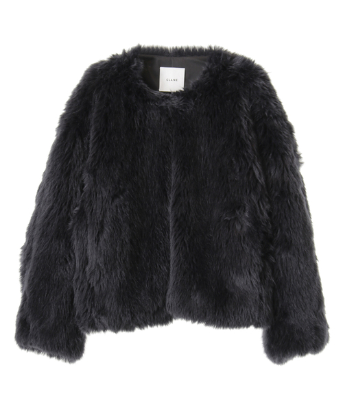 CLANE（クラネ）の「VOLUME FUR JACKET（その他アウター）」 - WEAR