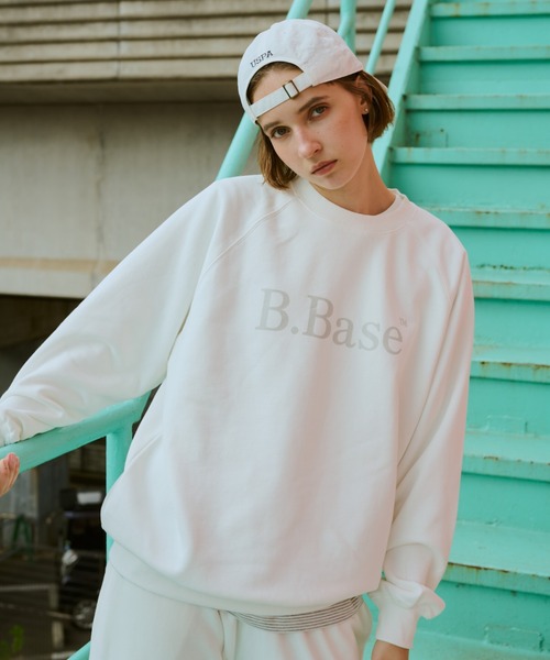 B.Base Logo Crewneck Sweat / B.Baseロゴクルーネックスウェット