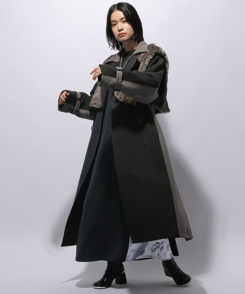 HARE（ハレ）の「ファーベストハイショクコート(HARE)（トレンチコート