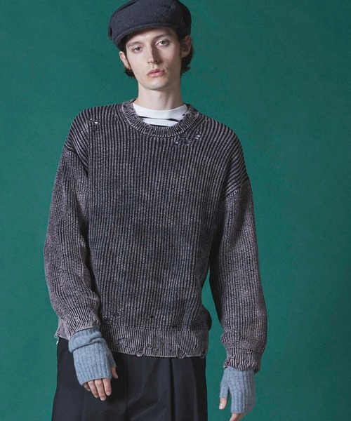 MAISON SPECIAL（メゾンスペシャル）の「《UNISEX》Snow Wash Damaged