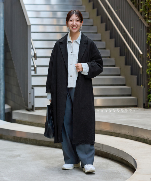 FRAMeWORK（フレームワーク）の「綿麻プレーンコート（その他アウター