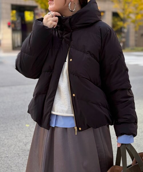 ボリュームネックストレッチダウン（ダウンジャケット/コート）｜Chez